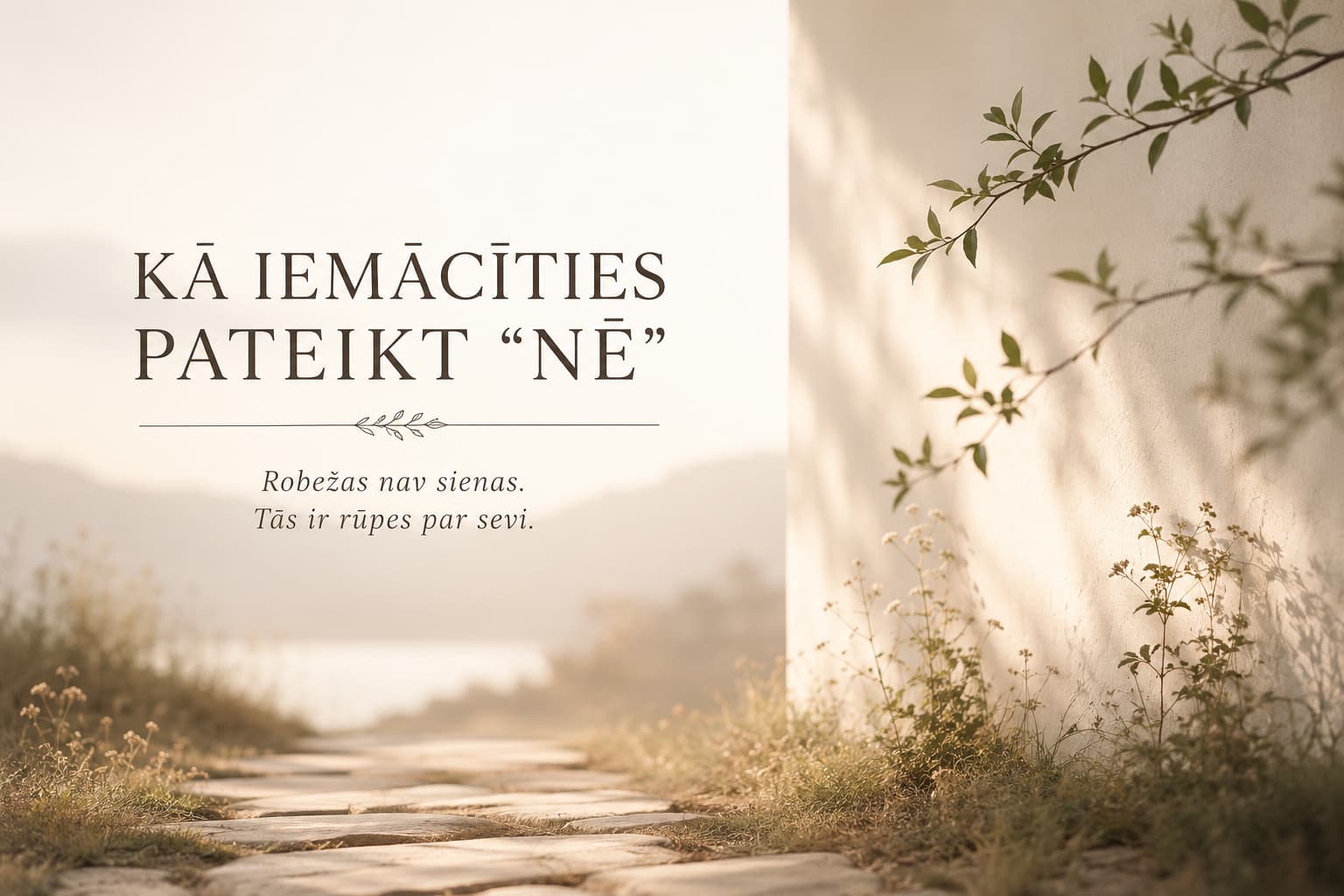 Kā iemācīties pateikt nē