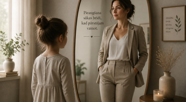 Pieaugšana sākas brīdī, kad pārstājam vainot